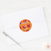 Herfst Herfst Thanksgiving Ronde Sticker (Envelop)