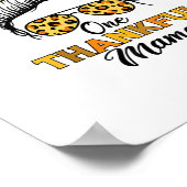 Herfst Herfst Thanksgiving Shirten, een dankbare m Poster (Hoek)