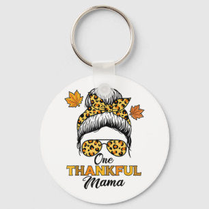 Herfst Herfst Thanksgiving Shirten, een dankbare m Sleutelhanger