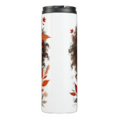  HERFST HERFST THEMA AFRO-AMERIKAANSE VROUW THERMOSBEKER (Achterkant)