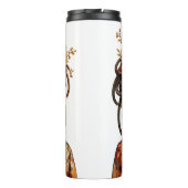  HERFST HERFST THEMA AFRO-AMERIKAANSE VROUW THERMOSBEKER (Achterkant)