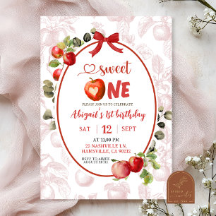 Herfst Herfst Toile Eerste Verjaardag Kaart