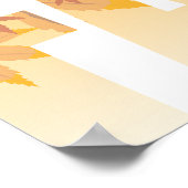 Herfst Herfst Typografie Ontwerp met bladeren Poster (Hoek)