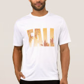 Herfst Herfst Typografie Ontwerp met bladeren T-shirt (Voorkant)