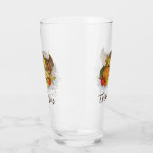 Herfst Herfst Vakantie Familienaam Custom Glas (Links)