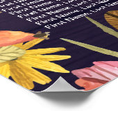 Herfst herfst van de weddenschapskaart laat pompoe poster (Hoek)