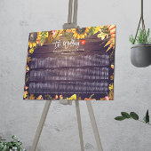 Herfst herfst van de weddenschapskaart laat pompoe poster