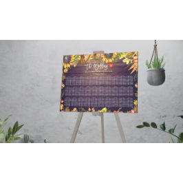 Herfst herfst van de weddenschapskaart laat pompoe poster