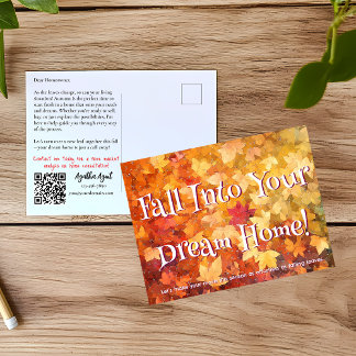 Herfst Herfst Vastgoedmarketing Briefkaart