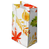 Herfst herfst verlaat cadeautas (Achterkant Gekanteld)