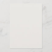 Herfst herfst verlaat roestend land huwelijksgegev informatiekaartje (Achterkant)