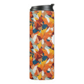 Herfst Herfst verlaten Thermische Tumbler Thermosbeker (Gedraaid links)