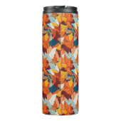 Herfst Herfst verlaten Thermische Tumbler Thermosbeker (Achterkant)