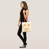 Herfst herfst vertrekt bruidsmeisje tote bag (Voorkant (model))