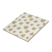 Herfst herfst vertrekt patroon. Keramisch keramisc Tegeltje (Zijkant)