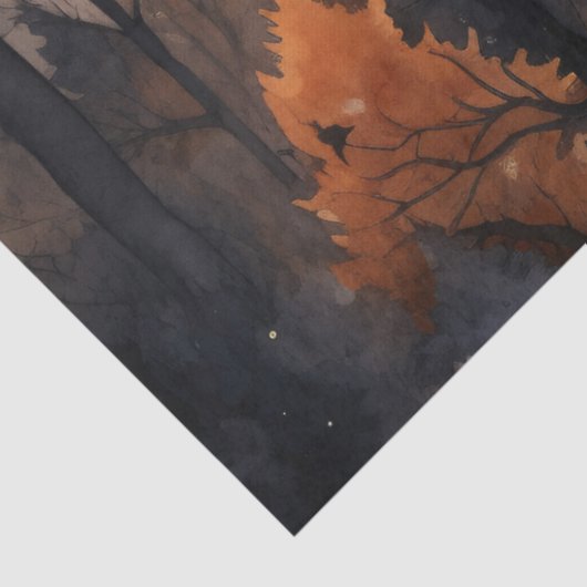  Herfst Herfst Vleermuizen Decoupage Tissuepapier (Detail)