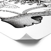 Herfst/herfst Volwassen Kleurplaten Poster (Hoek)