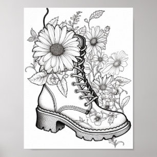 Herfst/herfst Volwassen Kleurplaten Poster