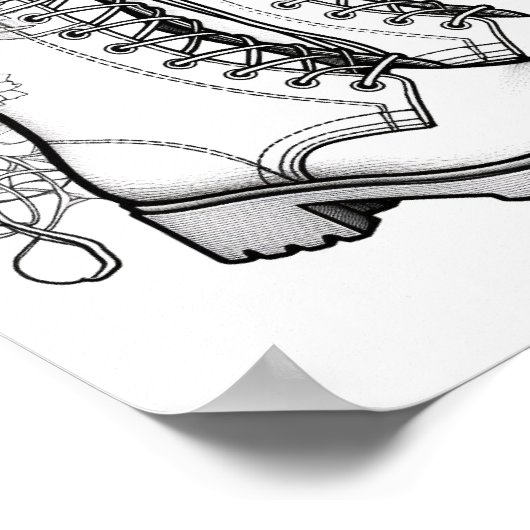 Herfst/herfst Volwassen Kleurplaten Poster (Hoek)