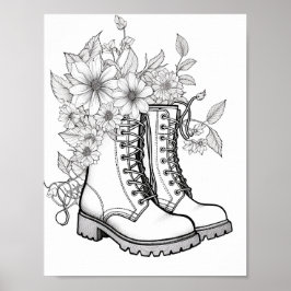 Herfst/herfst Volwassen Kleurplaten Poster