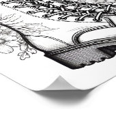 Herfst/herfst Volwassen Kleurplaten Poster (Hoek)