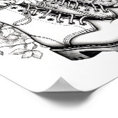 Herfst/herfst Volwassen Kleurplaten Poster (Hoek)