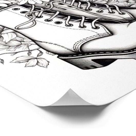 Herfst/herfst Volwassen Kleurplaten Poster (Hoek)