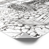 Herfst/herfst Volwassen Kleurplaten Poster (Hoek)