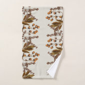 Herfst Herfst Waterverf bladeren aangepaste tekst Bad Handdoek (Handdoek)