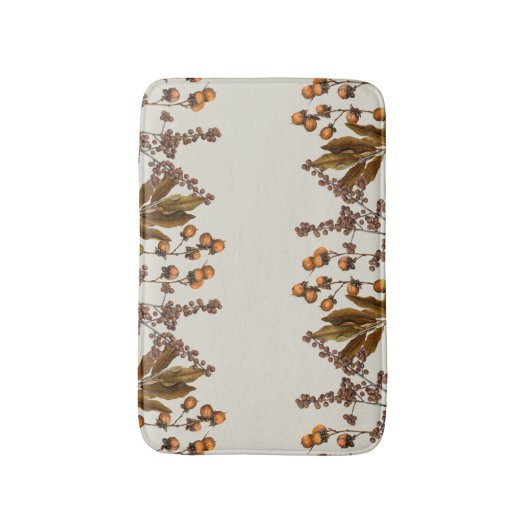 Herfst Herfst Waterverf bladeren Badmat (Voorkant Verticaal)