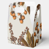 Herfst Herfst Waterverf bladeren Bedankdoosjes (Geopend)