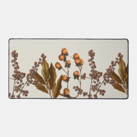 Herfst Herfst Waterverf bladeren Bureaumat (Voorkant)