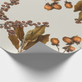 Herfst Herfst Waterverf bladeren Cadeaupapier (Hoek)