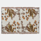 Herfst Herfst Waterverf bladeren Deken (Voorkant)