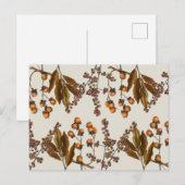 Herfst Herfst Waterverf bladeren Feestdagenkaart (Voorkant / Achterkant)