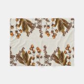 Herfst Herfst Waterverf bladeren Fleece Deken (Voorkant (Horizontaal))