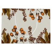 Herfst Herfst Waterverf bladeren Groot Cadeauzakje (Achterkant)