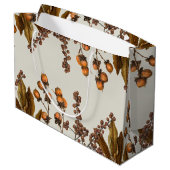 Herfst Herfst Waterverf bladeren Groot Cadeauzakje (Achterkant Gekanteld)