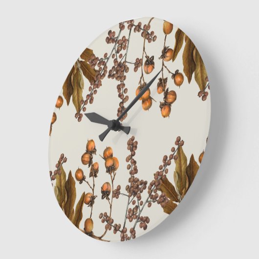 Herfst Herfst Waterverf bladeren Grote Klok (Hoek)