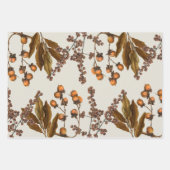 Herfst Herfst Waterverf bladeren Inpakpapier Vel (Voorkant 3)