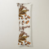 Herfst Herfst Waterverf bladeren Lichaamskussen (Achterkant (Verticaal))