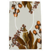 Herfst Herfst Waterverf bladeren Medium Cadeauzakje (Voorkant)