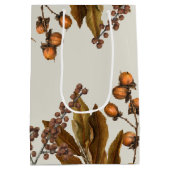 Herfst Herfst Waterverf bladeren Medium Cadeauzakje (Achterkant)