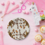 Herfst Herfst Waterverf bladeren Papieren Bordje (Feest)