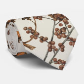 Herfst Herfst Waterverf bladeren Stropdas (Opgerold)