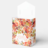 Herfst Herfst Waterverf Bloemen 70e Verjaardag Bedankdoosjes (Geopend)