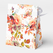 Herfst Herfst Waterverf Bloemen 70e Verjaardag Bedankdoosjes (Achterkant)