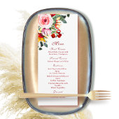 Herfst Herfst Waterverf Bloemenroest Goud Zonneblo Programmakaart