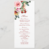 Herfst Herfst Waterverf Bloemenroest Goud Zonneblo Programmakaart (Voorkant)