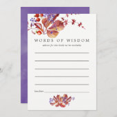 Herfst - Herfst Waterverf Vrijgezellenfeest Advies (Voorkant / Achterkant)